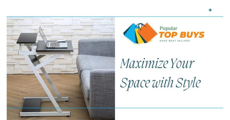 Unlock the Potential of Your Small Space: The Compact Modern Z-Shaped Computer Desk