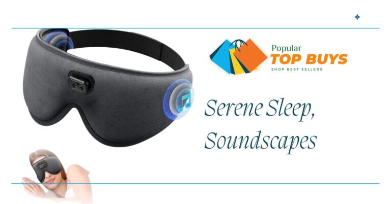 Experience Rest Like Never Before with Our 3D Contoured Sleep Mask - Popular Top Buys Shop